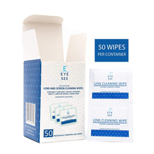 Load image into Gallery viewer, Lens Cleaning Wipes - 50, 200, 300 and Bonus Packs Available