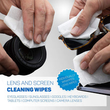 Load image into Gallery viewer, Lens Cleaning Wipes - 50, 200, 300 and Bonus Packs Available